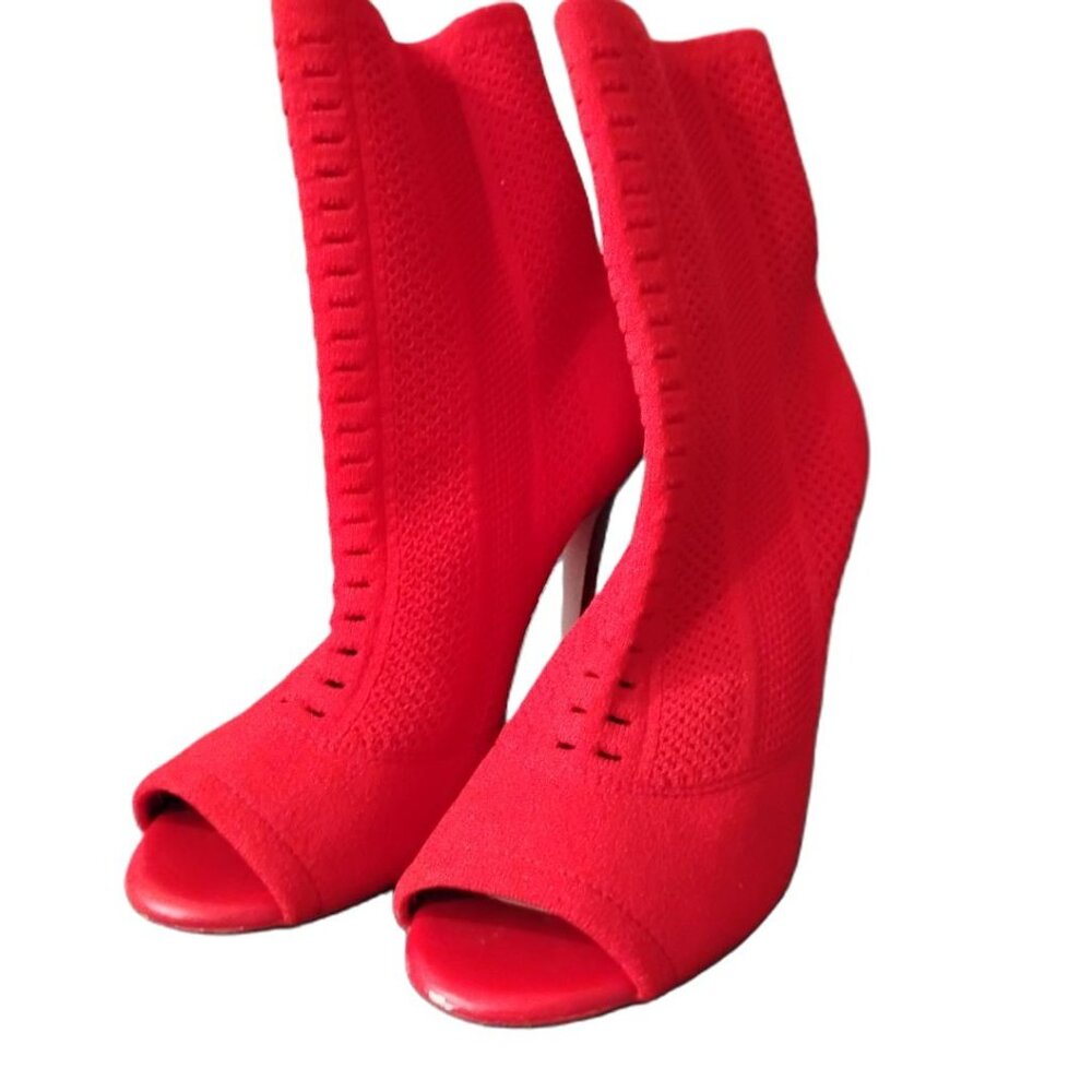 ALDO-7M- MESH BOOTIES-7M REDS